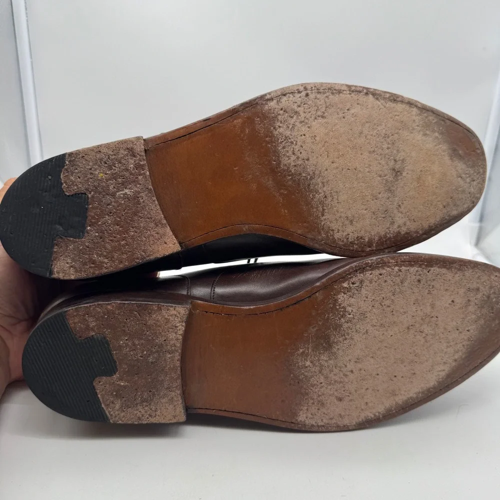Royal Tweed Cheaney of England Mens Brown Leather‎ Oxford Dress Shoes